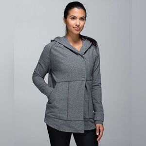 Lululemon Find Your Centre Wrap Heathered Speckled Black